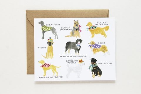 Talls Dog Collection Card