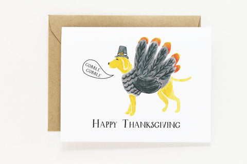 Thanksgiving Gobble Lab Card