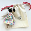 Handmade Plush Toy / Big Pug with dress