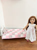 Doll Quilt – Liberty of London Michelle E Liberty Fabric – Pink Floral Quilt
