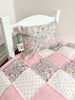 Doll Quilt – Liberty of London Michelle E Liberty Fabric – Pink Floral Quilt