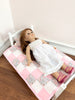 Doll Quilt – Liberty of London Michelle E Liberty Fabric – Pink Floral Quilt