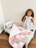 Doll Quilt – Liberty of London Michelle E Liberty Fabric – Pink Floral Quilt