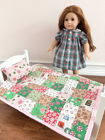 Doll Quilt – Gingerbread Quilt- American Girl