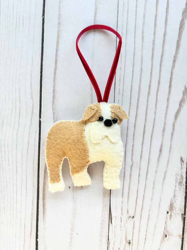 English Bulldog Ornament