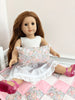 Doll Quilt – Liberty of London Michelle E Liberty Fabric – Pink Floral Quilt