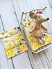 1930s Dollhouse Small Yellow Quilt, 1:12 scale, maileg mice furniture, modern dollhouse, dollhouse bedding