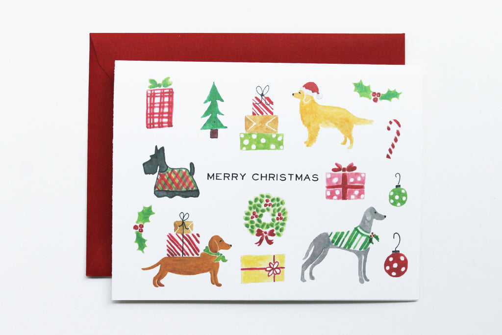 Holiday Dogs Card