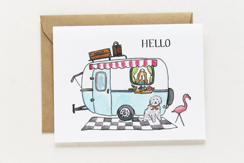 Hello Camper Card