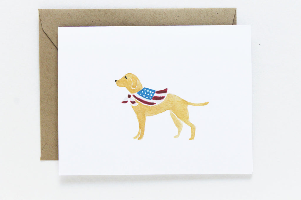 USA Dog Card