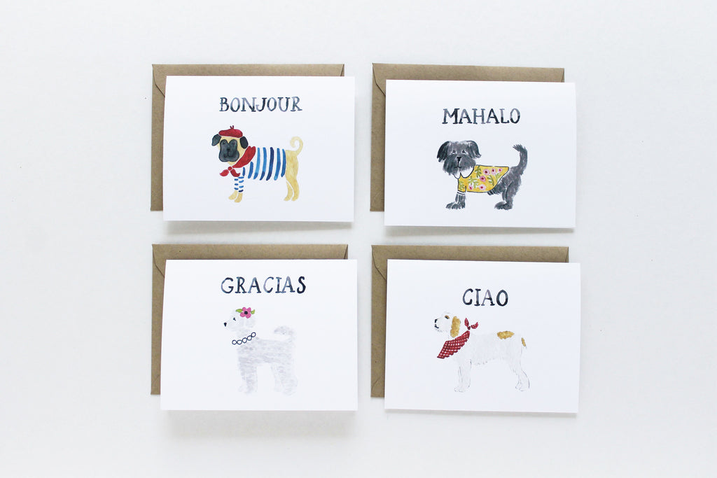 Assorted Greetings Dogs Set