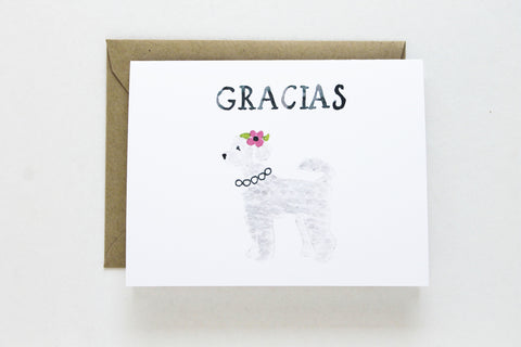 Gracias Dog Card