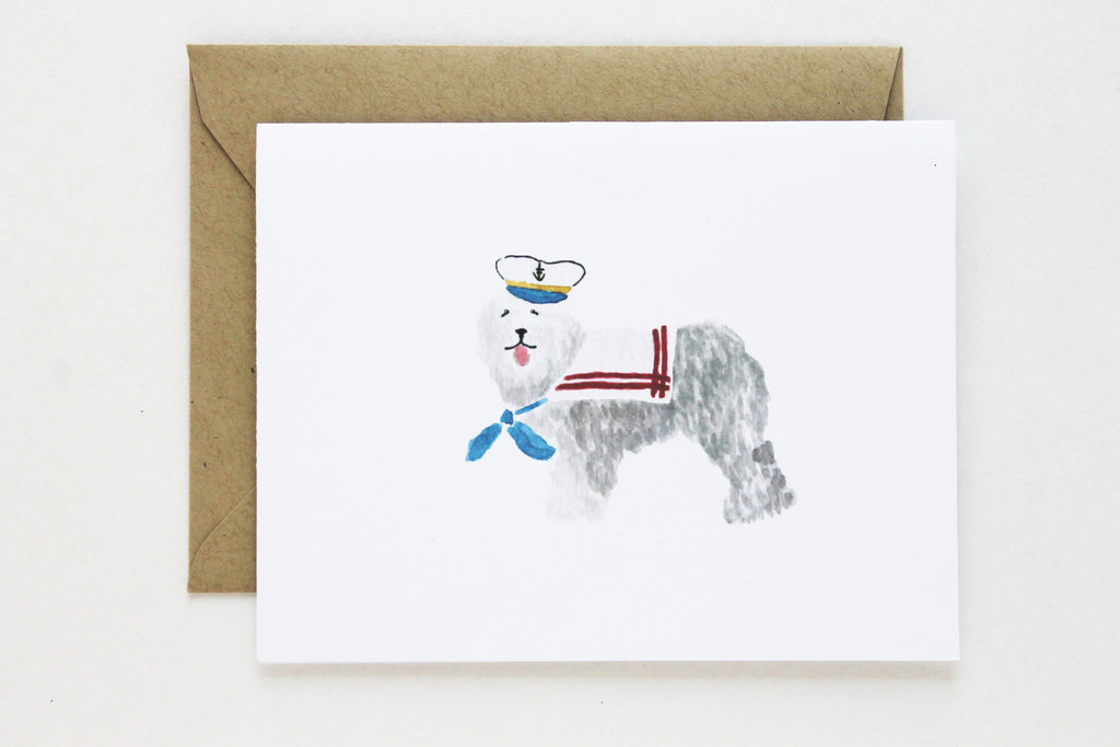Sailor Dog Card