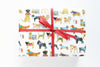 Polka-dot Dogs Wrapping Sheets