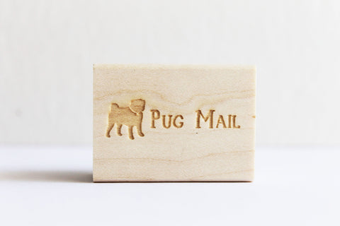Pug Mail Stamp