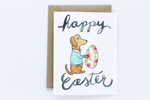 Easter Dog Card