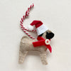 Pug Ornament - Fawn Santa Pug