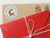Reindeer Dachshund Christmas Return Address Labels