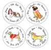 Personalized Round Address Labels Re-order